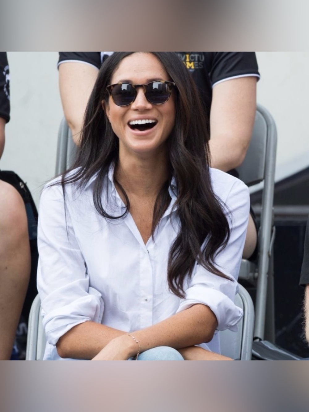 Classic Women's White Button-Down Shirt